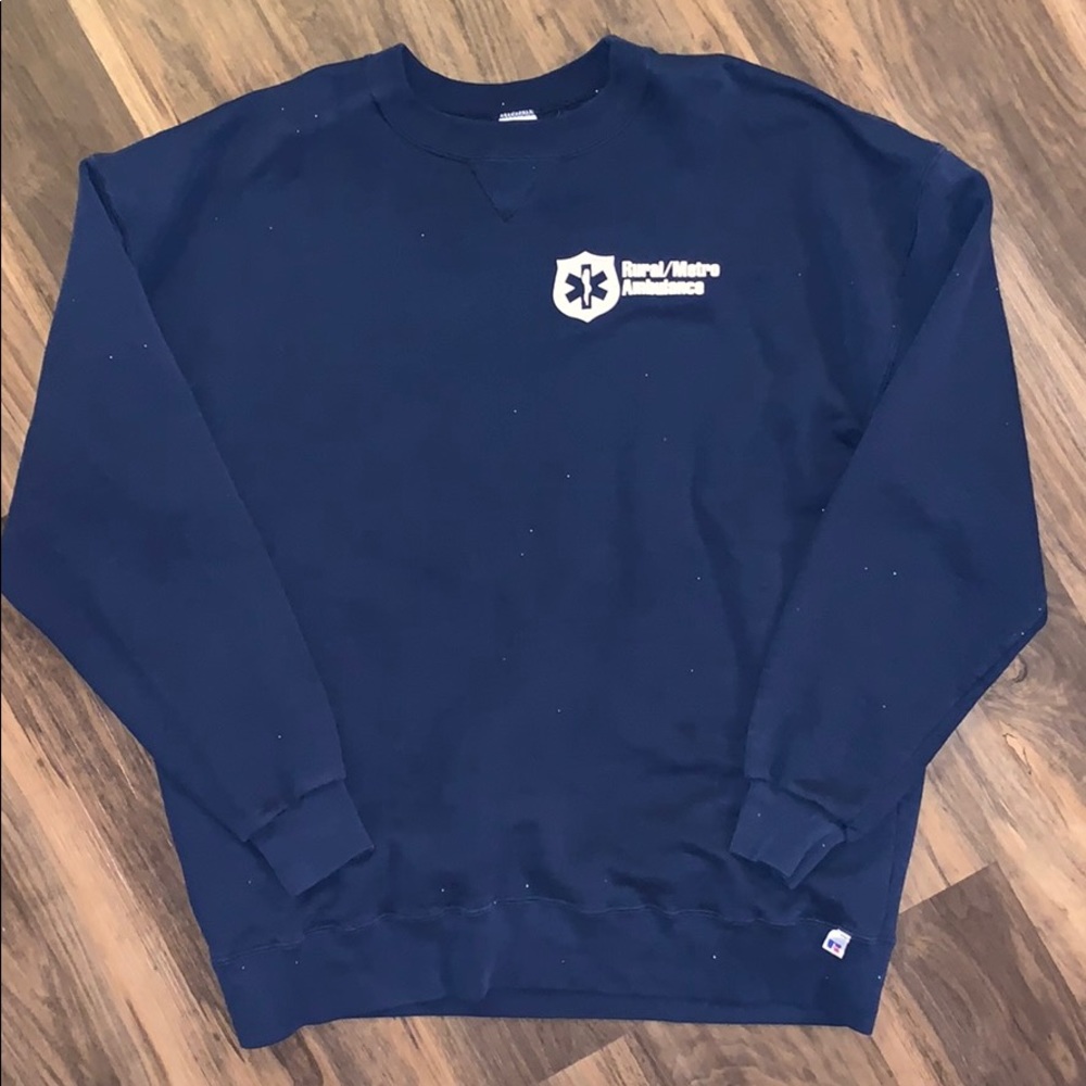 Vintage 90s Rural Metro Ambulance Crewneck Sweater